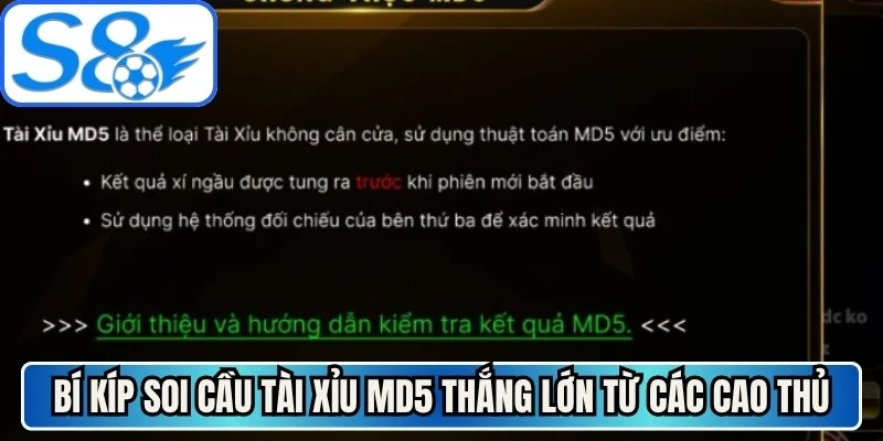 Bí kíp soi cầu tài xỉu MD5 thắng lớn từ các cao thủ